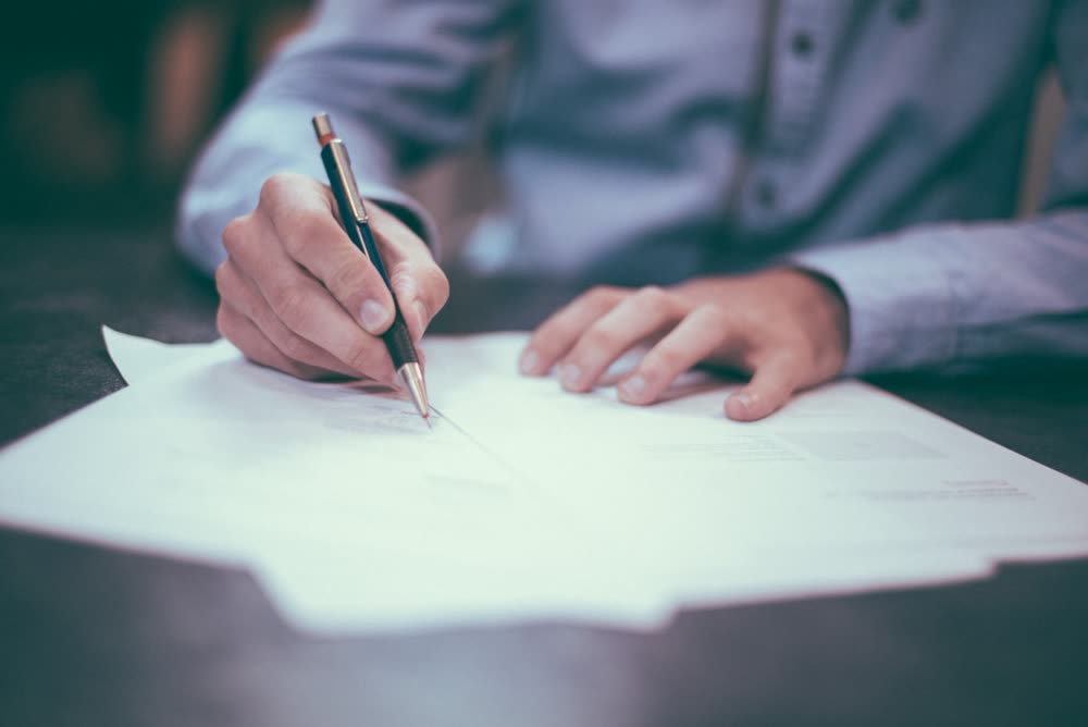 Reviewing and signing financing documents